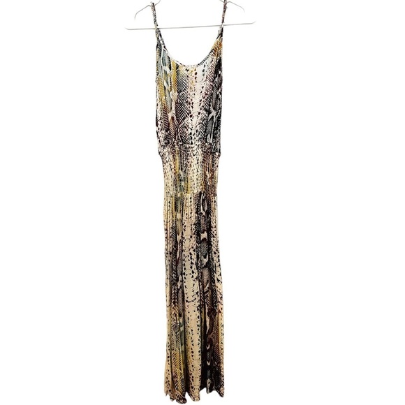 2/$15 Olivaceous - Snake Skin Print Maxi Dress - Picture 1 of 7
